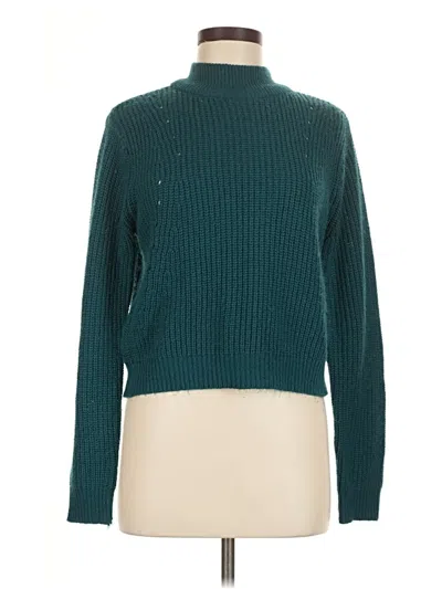 Pre-owned Wet Seal Turtleneck Sweater In Teal