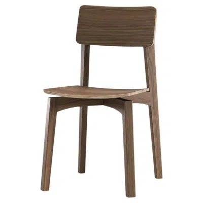 Pre-owned Wewood Ericeira Walnut Chair By Bruno Marques In Brown