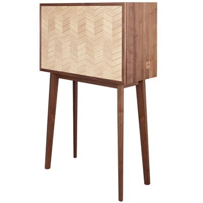 Pre-owned Wewood Walnut And Oak Changeable Cabinet, Desk, Sideboard Or Bar In Brown