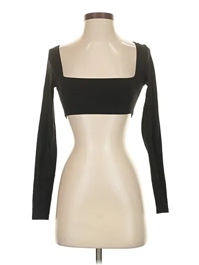 Pre-owned Weworewhat 3/4 Sleeve T-shirt In Black