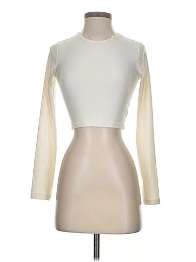 Pre-owned Weworewhat 3/4 Sleeve T-shirt In Ivory