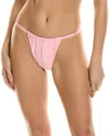 Weworewhat Adjustable Ruched Bikini Bottom