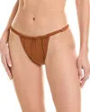 Weworewhat Adjustable Ruched Bottom