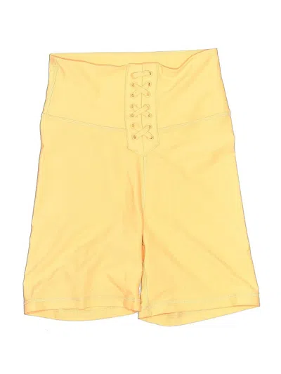 Pre-owned Weworewhat Athletic Shorts In Yellow