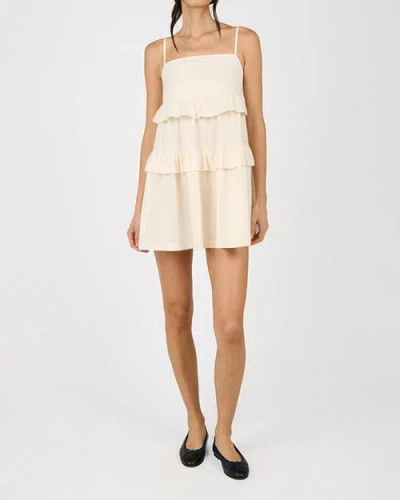 Weworewhat Baby Doll Mini Dress In Neutral