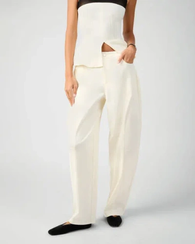 Weworewhat Balloon Trouser In White