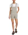 WEWOREWHAT WEWOREWHAT BASIC LINEN-BLEND SHORT OVERALL