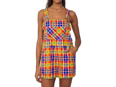 Weworewhat Basic Overalls Shorts In Multi