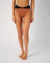 Weworewhat Belted Twist High Rise Bottom In Brown