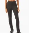 Weworewhat Black Ribbed Pants In Black In Grey
