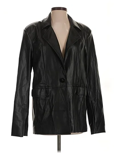Pre-owned Weworewhat Blazer Jacket In Black