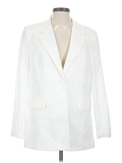 Pre-owned Weworewhat Blazer Jacket In White