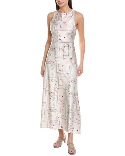 Weworewhat Boatneck Slip Dress In White