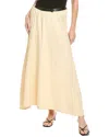 Weworewhat Bow Linen-blend Maxi Skirt