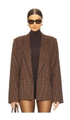 Weworewhat Boxy Blazer In Wheat