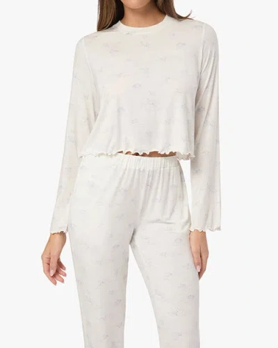 Weworewhat Boxy Crewneck Top In Ivory