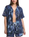Weworewhat Boyfriend Shirt In Blue