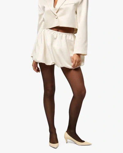 Weworewhat Bubble Mini Skirt In Ivory