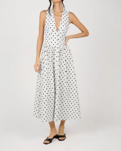 Weworewhat Button Front Scallop Dress In Multi