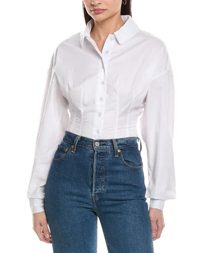 Weworewhat Button Shirt In White