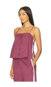 Weworewhat Button Up Boxy Tank In Purple
