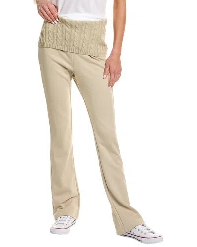 Weworewhat Cable Knit Roll Over Pant