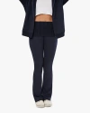 Weworewhat Cable Knit Roll Over Pant In Navy