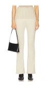 Weworewhat Cable Rolled Pant In 灰褐色