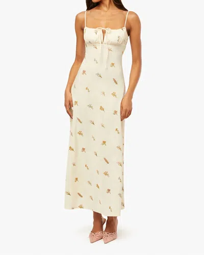 Weworewhat Cami Midi Dress In Antique White In Neutral