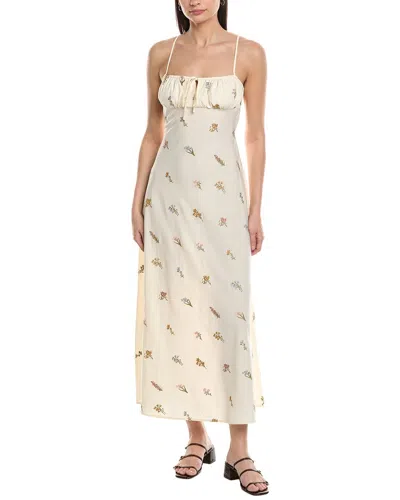 Weworewhat Cami Midi Dress In Antique White