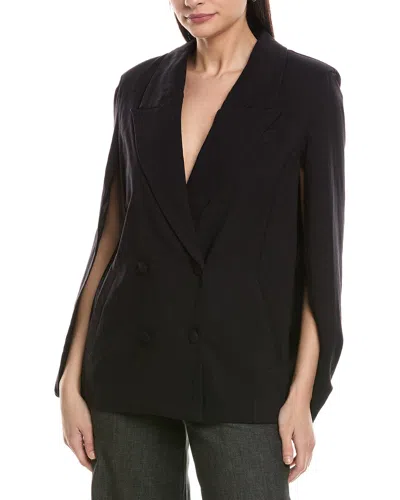 Weworewhat Cape Blazer In Black