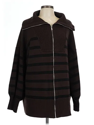Pre-owned Weworewhat Cardigan Sweater In Brown