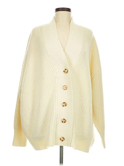 Pre-owned Weworewhat Cardigan Sweater In White