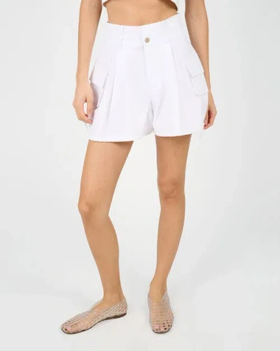 Weworewhat Cargo Balloon Short In White