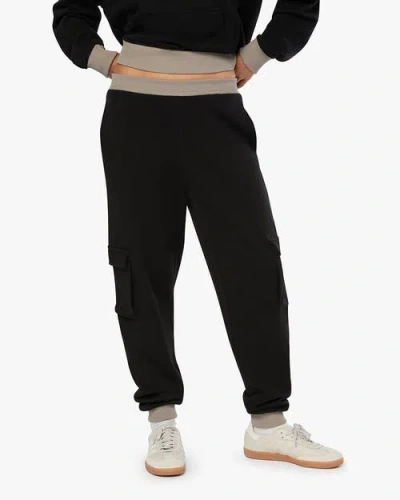 Weworewhat Cargo Jogger In Black