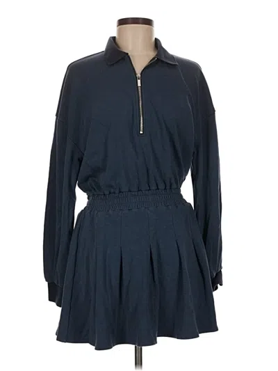 Pre-owned Weworewhat Casual Dress In Blue