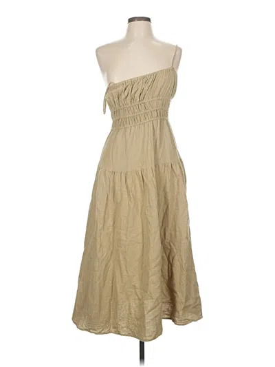 Pre-owned Weworewhat Casual Dress In Brown