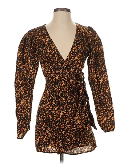 Pre-owned Weworewhat Casual Dress In Brown