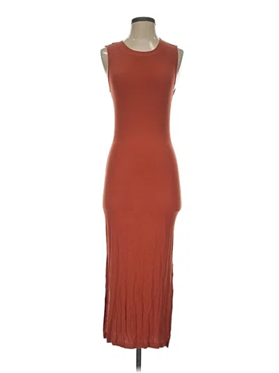 Pre-owned Weworewhat Casual Dress In Brown