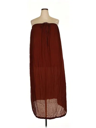 Pre-owned Weworewhat Casual Dress In Burgundy