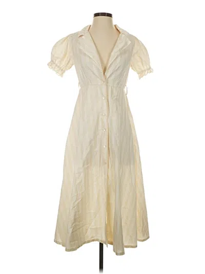 Pre-owned Weworewhat Casual Dress In Ivory