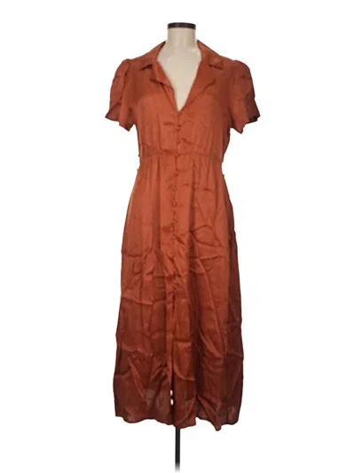 Pre-owned Weworewhat Casual Dress In Orange