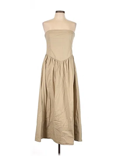 Pre-owned Weworewhat Casual Dress In Tan