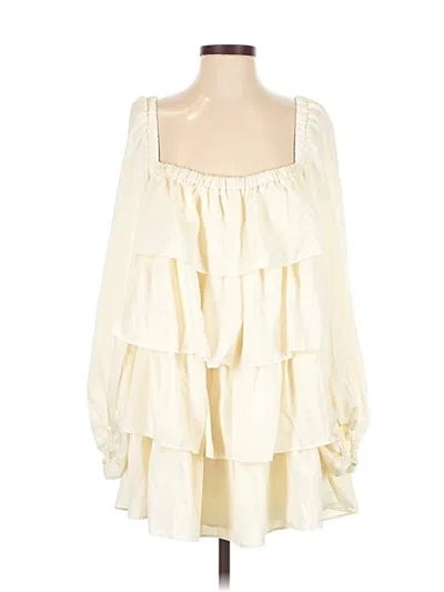 Pre-owned Weworewhat Casual Dress In White