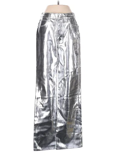 Pre-owned Weworewhat Casual Pants In Silver