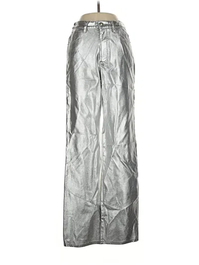 Pre-owned Weworewhat Casual Pants In Silver
