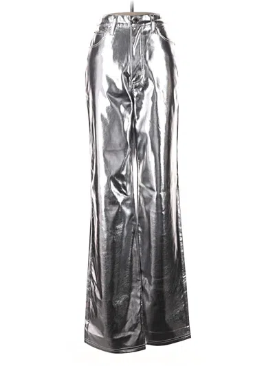 Pre-owned Weworewhat Casual Pants In Silver