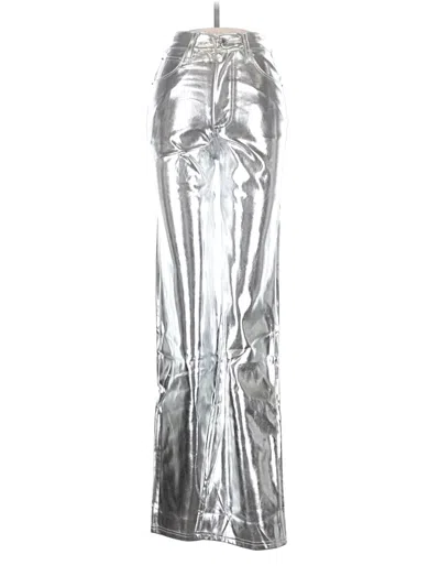 Pre-owned Weworewhat Casual Pants In Silver