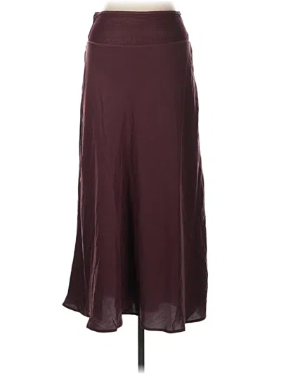 Pre-owned Weworewhat Casual Skirt In Burgundy