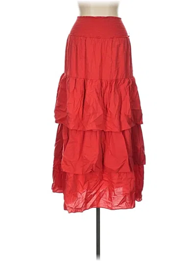 Pre-owned Weworewhat Casual Skirt In Red